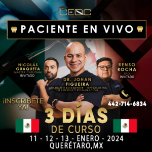 Paciente en vivo – 11, 12 y 13 de Enero