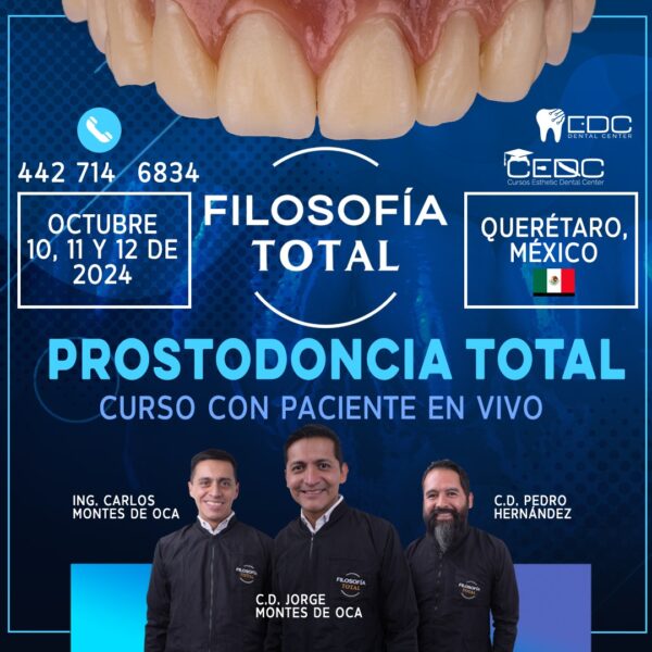 Filosofía Total Prostodoncia – 10, 11 y 12 de Octubre
