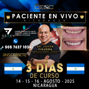 Paciente en vivo - Nicaragua – 14, 15 y 16 de Agosto
