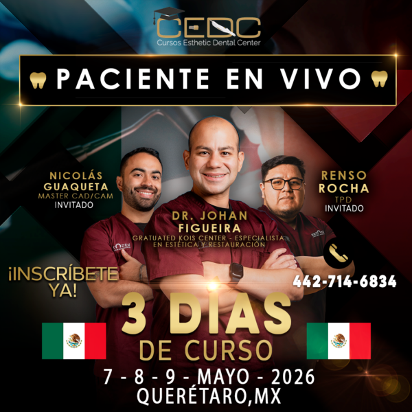 Paciente en vivo – 7, 8 y 9 Mayo